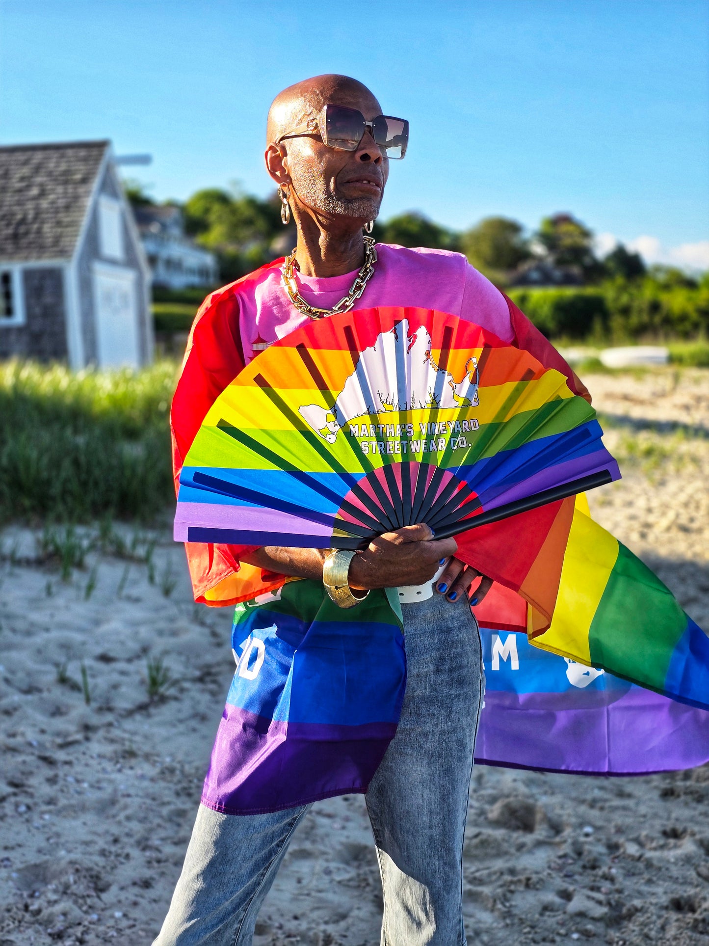 MV Rainbow Pride Fan