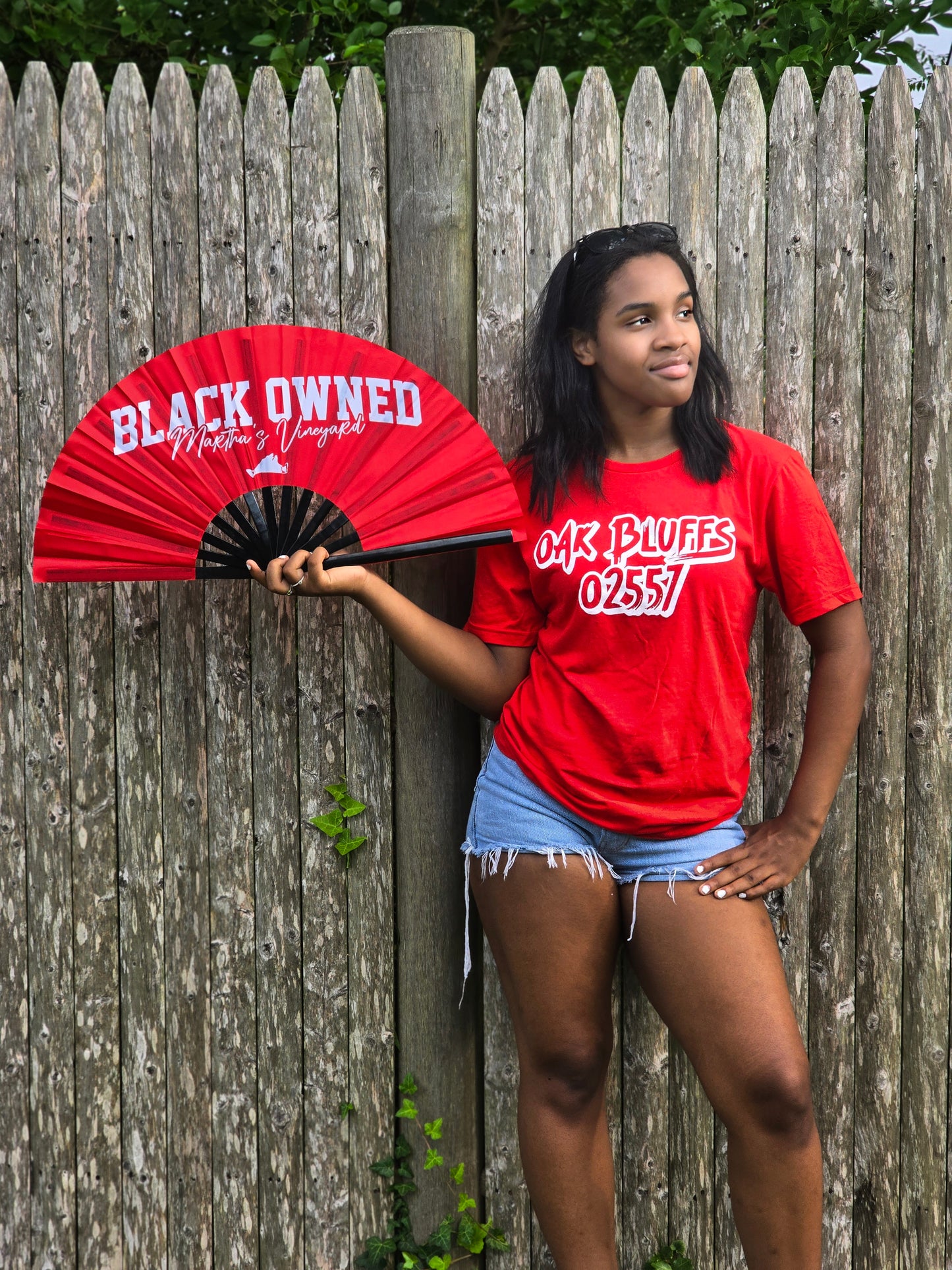 Oak Bluffs Zip Code Tee (Delta Red)