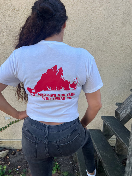 Cape Verdean Flag Crop Tee