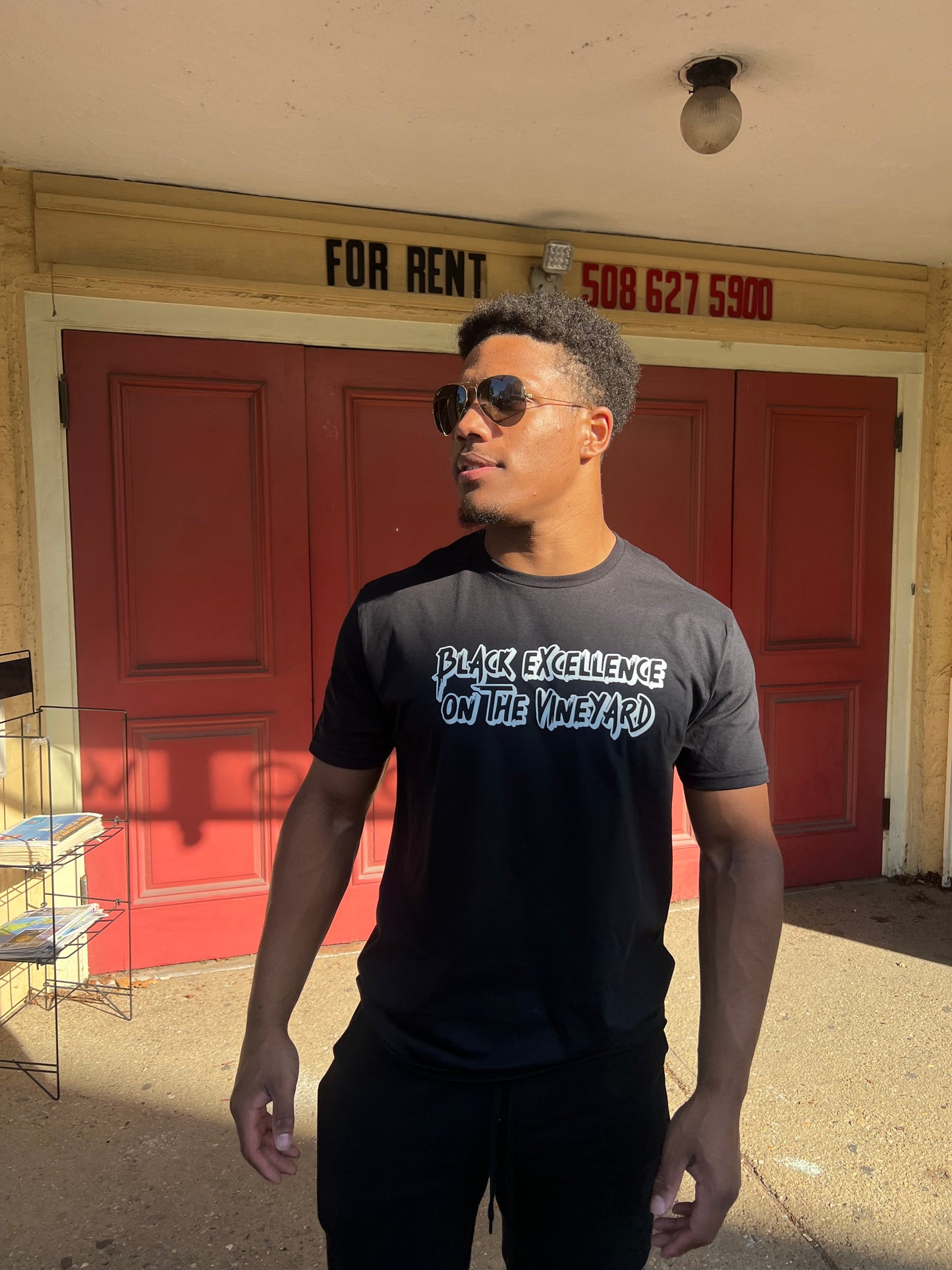 Black Excellence on The Vineyard Tee