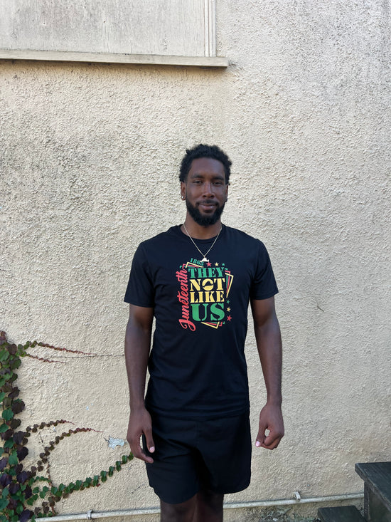 Not Like Us Juneteenth Tee