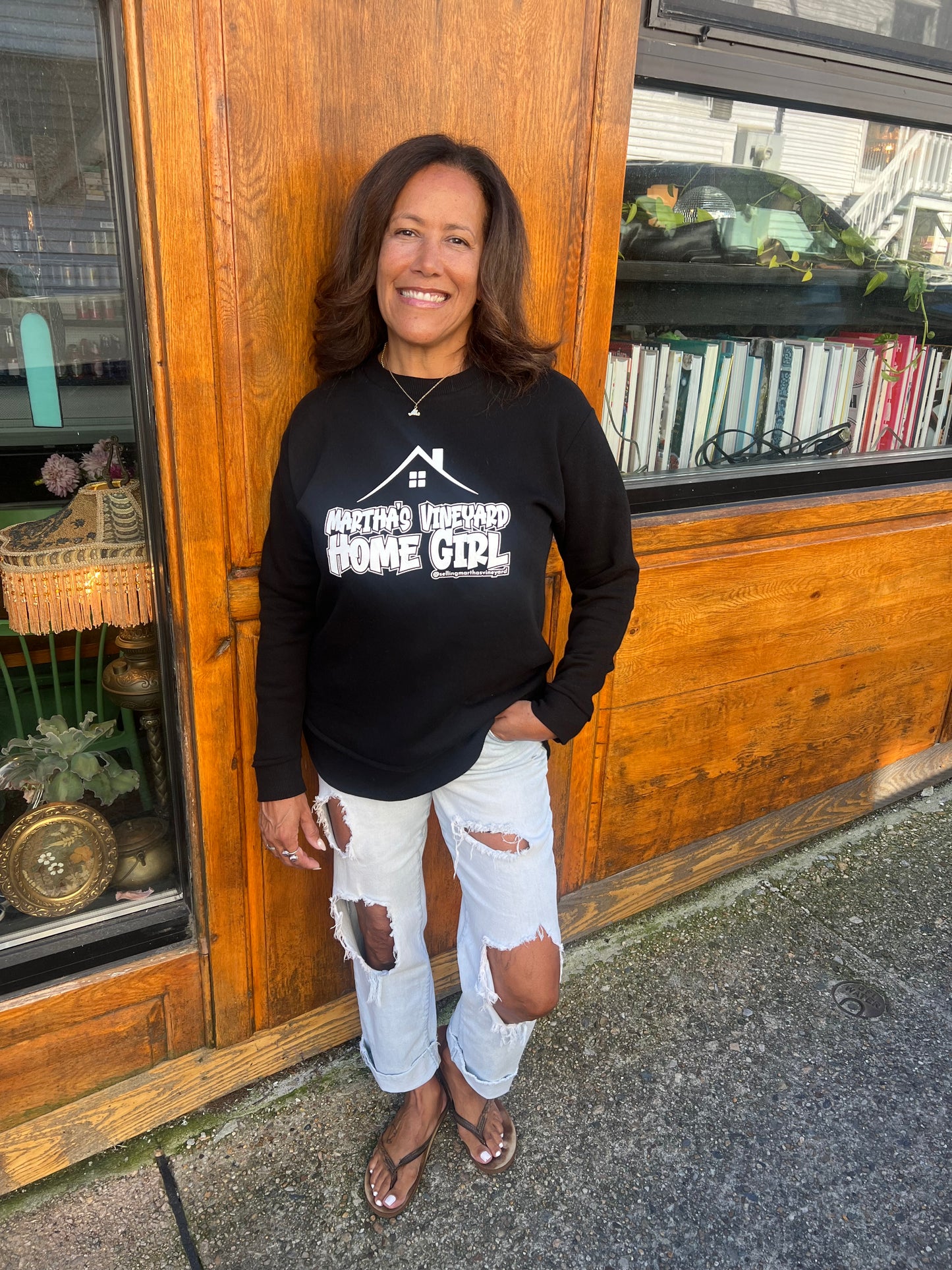 Martha’s Vineyard Home Girl Crewneck Sweater